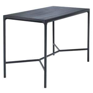 Černý kovový zahradní barový stůl HOUE Four 160 x 90 cm
