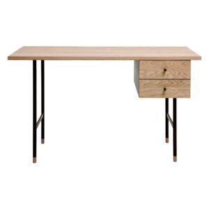 Přírodní dubový pracovní stůl Woodman Jugend II. 130x65 cm