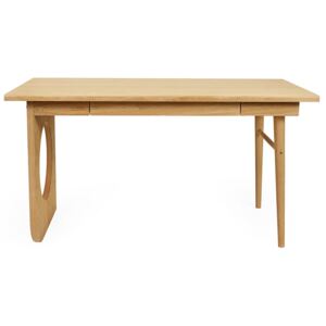 Přírodní dubový pracovní stůl Woodman Bau 140x70 cm
