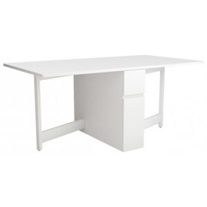 Bílý rozkládací jídelní stůl Woodman Kungla 170x90 cm
