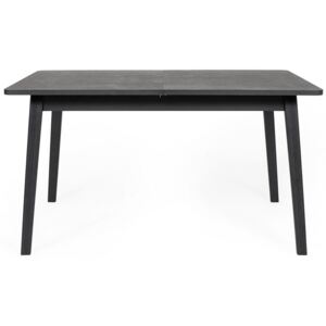 Černý dřevěný rozkládací jídelní stůl Woodman Skagen 180x90 cm