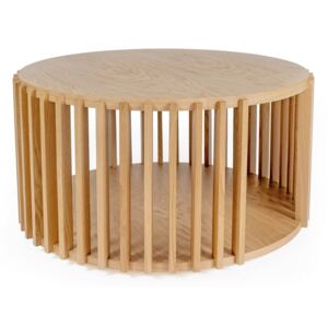 Dubový kulatý konferenční stolek Woodman Drum 83 cm