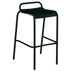 Černá kovová barová židle Fermob Luxembourg