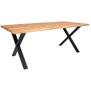 Přírodní dubový jídelní stůl Nordic Living Tolon 200x95 cm