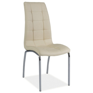 Židle HEAS H-104, 96x43x43, krémová