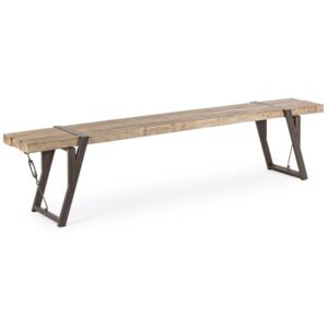 Dřevěná jídelní lavice Bizzotto Blocks 200 cm