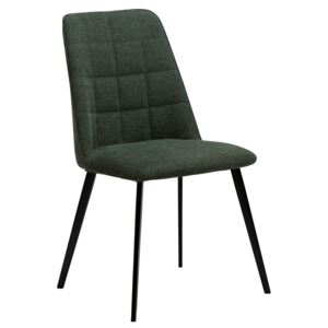DAN-FORM Zelená čalouněná jídelní židle DanForm Embrace