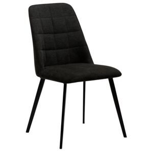 DAN-FORM Černá čalouněná jídelní židle DanForm Embrace