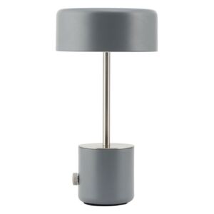 House Doctor Šedá kovová stolní lampa Bring 34 cm