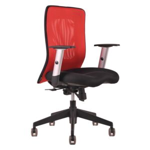 Office Pro Kancelářská židle CALYPSO Barva sedáku: 1111 černá, Barva opěráku: 13A11 červená