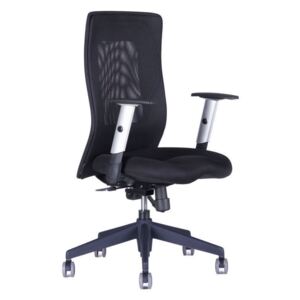 Office Pro Kancelářská židle CALYPSO GRAND bez podhlavníku Barva sedáku: 1111 černá, Barva opěráku: 1111 černá