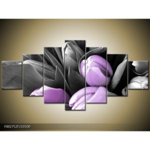 Obraz tří fialových tulipánů (F002752F210100)