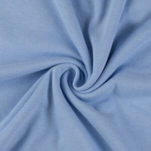 Jersey prostěradlo (90 x 200 cm) - Světle modrá