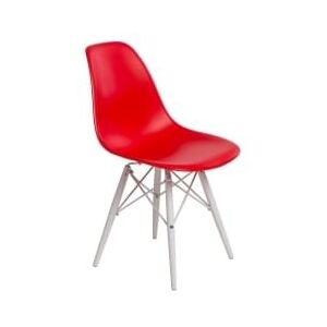 Židle DSW, červená (Bílá) S24246 CULTY +