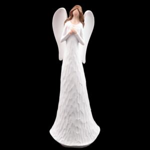Dekorace anděl - bílá