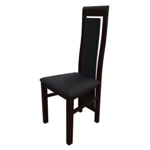 Židle JK55, Barva dřeva: ořech, Potah: ekokůže Soft 011