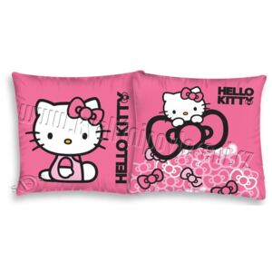 Detexpol povlak na polštář Hello Kitty mašličky bavlna 40x40