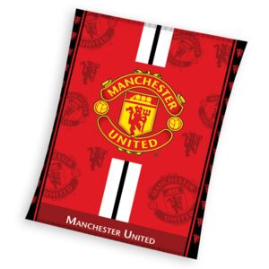 Mikropolar fleece deka Manchester United 130/170 (dětská flísová deka Manchester United)