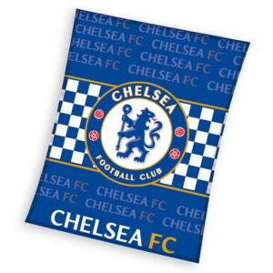 Carbotex Fleece deka Chelsea nápisy polyester 110/140 cm