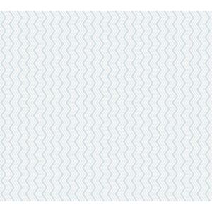 35818-1 tapety na zeď Esprit 13 | 0,53 x 10,05 m |bílá, metalická, modrá