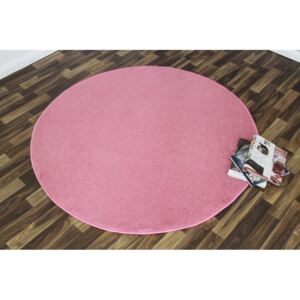 Hanse Home Collection koberce Kusový koberec Nasty 101147 Pink kruh Rozměr: 133x133 (průměr) kruh