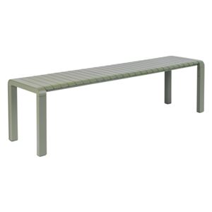 Zelená kovová zahradní lavice ZUIVER VONDEL 175 x 45 cm