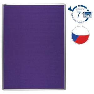 Nástěnka textilní EkoTAB 60 x 90 cm - fialová