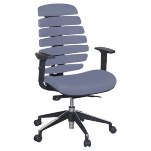 Kancelářská židle Dory, látka, černá/šedá