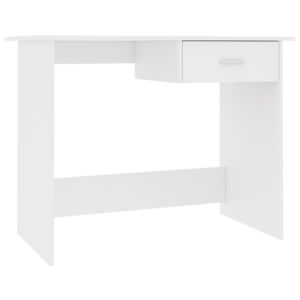 Psací stůl Rouh - bílý | 100x50x76 cm