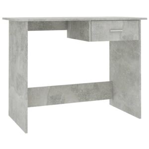 Psací stůl Rouh - betonově šedý | 100x50x76 cm
