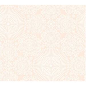 36295-1 tapety na zeď Cozz | 0,53 x 10,05 m | růžová, bílá, oranžová