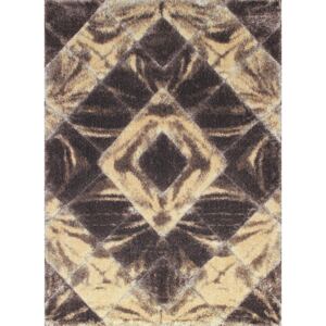 Berfin Dywany Kusový koberec Softy 3D 2212 White Brown Rozměr: 80x150