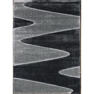 Berfin Dywany Kusový koberec Seher 3D 2652 Black Grey Rozměr: 120x180
