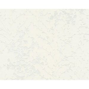 36082-4 tapety na zeď Designschungel 2 | 0,53 x 10,05 m | krémová, bílá, metalická