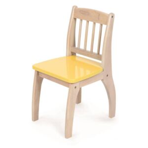 Tidlo Dřevěná židlička Junior žlutá