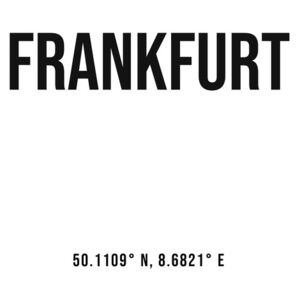 Umělecká fotografie Frankfurt simple coordinates, Finlay Noa