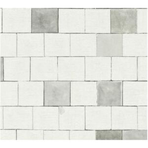 36855-1 vliesové tapety na zeď Il Decoro | 0,53 x 10,05 m | šedá, bílá
