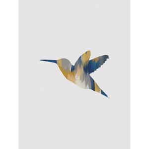Ilustrace Blue & Yellow Hummingbird I, Orara Studio