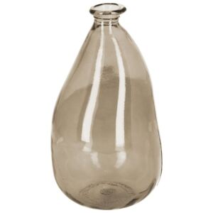 Hnědá skleněná váza LaForma Anner 36 cm