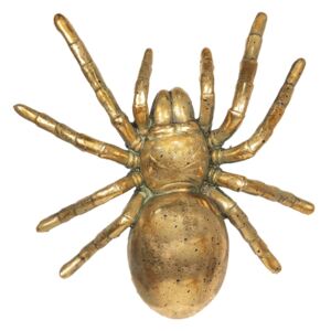 Zlatá dekorace pavouk - 21*22*6 cm