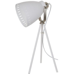 Solight stojací lampa Torino, trojnožka, 52 cm, E27 bílá