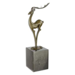 Moderní soška bronzová socha Antilopa