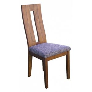 Kasvo Elegantní jídelní židle NELA s čalouněným sedákem