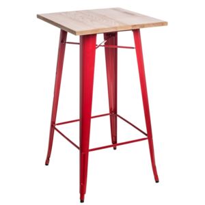 Stůl barový Paris Wood červený jasan