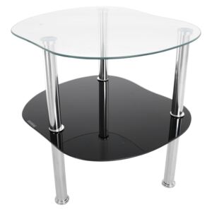 Tutumi Konferenční stolek EAGLE černý/skleněný