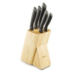 Tefal Comfort knives set 5 pcs + wooden block Tefal K221SA14