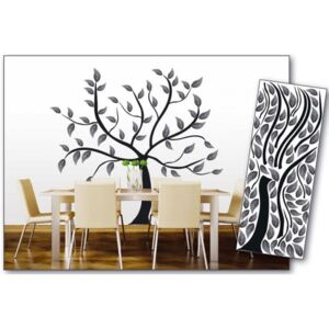 ST2 020 Samolepicí dekorace na zeď - Strom | 65 x 165 cm | černá