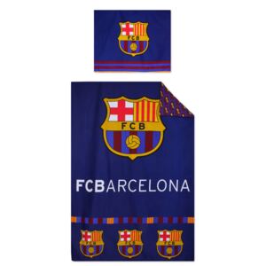 Setino Chlapecké bavlněné povlečení FC Barcelona - bordó 140x200, 70x90