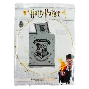 Setino bavlněné povlečení Harry Potter "HOGWARTS" - bílá 140x200, 70x90