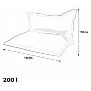 Ecopuf Sedací polštář Ecopuf - Pillow MODERN KIDS polyester DG32/NC5